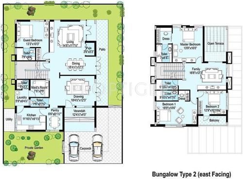 Hill County Hill County Villa (4BHK+6T (2,900 sq ft)   Servant Room 2900 sq ft)