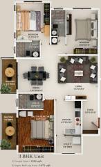 Aakar Acropolis (3BHK+3T (1,675 sq ft) 1675 sq ft)