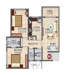 Thanekar Bhagirathi Garden (2BHK+2T (945 sq ft) 945 sq ft)