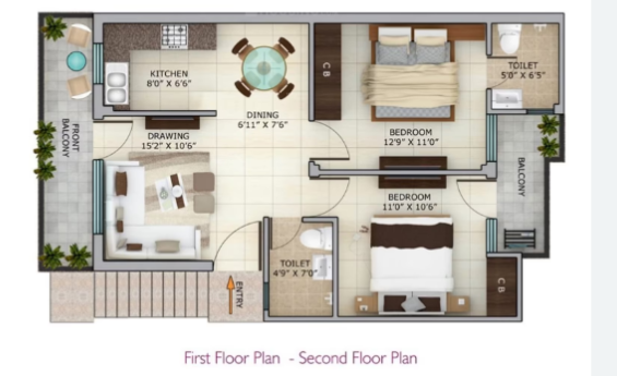  homez Floor Plan Upper Level Duplex Plan
