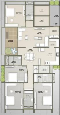Sun Embark (4BHK+4T (3,165 sq ft) Pooja Room 3165 sq ft) Sun Embark (4BHK+4T (3,165 sq ft) Pooja Room 3165 sq ft)