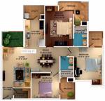 Sushma Crescent (3BHK+2T (1,590 sq ft) 1590 sq ft) Sushma Crescent (3BHK+2T (1,590 sq ft) 1590 sq ft)