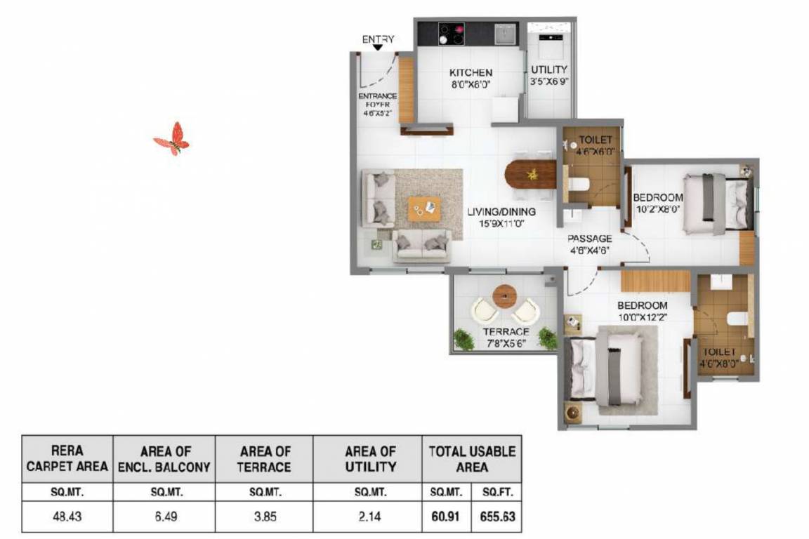  joyville hinjawadi Floor Plan Floor Plan