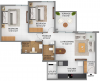Shapoorji Pallonji Joyville Hinjawadi (2BHK+2T (759.07 sq ft) 759.07 sq ft)