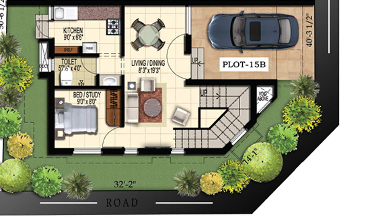 Doshi Serene County (3BHK+3T (1,674 sq ft) 1674 sq ft)