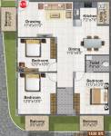 Vaishno Solitaire (3BHK+2T (1,530 sq ft) 1530 sq ft) Vaishno Solitaire (3BHK+2T (1,530 sq ft) 1530 sq ft)
