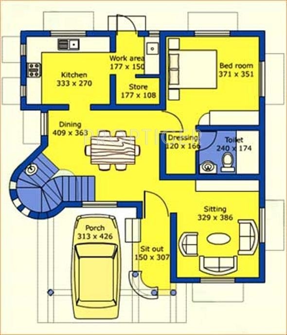 Nagpal Builders Stadia Park Floor Plan (3BHK+3T)