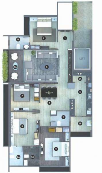 floorPlan of Sheetal Westpark