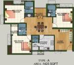 Sowparnika Suryakiran (3BHK+4T (1,425 sq ft) 1425 sq ft)
