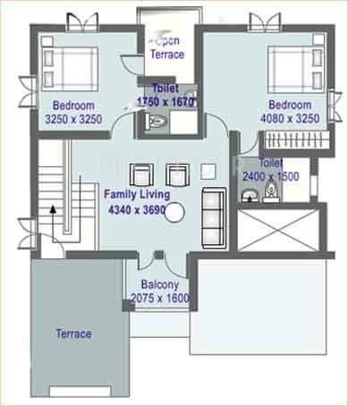 Nagpal Builders Sapphire Court Floor Plan (3BHK+3T)