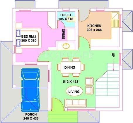 Relcon Midtown Villas (3BHK+2T (1,960 sq ft) 1960 sq ft)