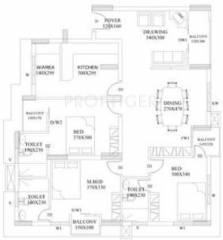 Santhi Koithara (3BHK+3T (1,637 sq ft) 1637 sq ft) Santhi Koithara (3BHK+3T (1,637 sq ft) 1637 sq ft)