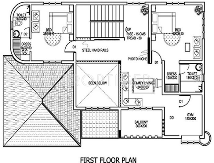 SRK Water Lily (3BHK+4T (3,185 sq ft) + Study Room 3185 sq ft)
