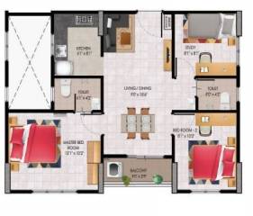  jubliee-residences Floor Plan Floor Plan