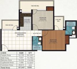AIG Royal (2BHK+2T (1,050 sq ft) 1050 sq ft) AIG Royal (2BHK+2T (1,050 sq ft) 1050 sq ft)