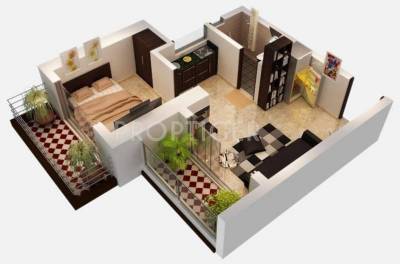 GMD Urban Square (1BHK+1T (495 sq ft) 495 sq ft)