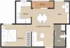 Nebula Chennai Aavas (1BHK+1T (680 sq ft) + Study Room 680 sq ft)