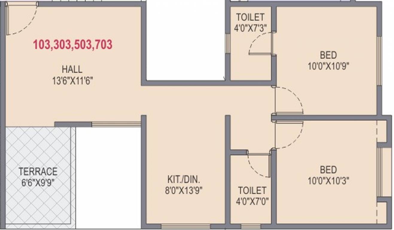 Saffron Gatha Aarambh (2BHK+2T (832 sq ft) 832 sq ft) Saffron Gatha Aarambh (2BHK+2T (832 sq ft) 832 sq ft)