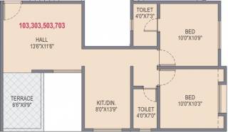 Saffron Gatha Aarambh (2BHK+2T (832 sq ft) 832 sq ft) Saffron Gatha Aarambh (2BHK+2T (832 sq ft) 832 sq ft)