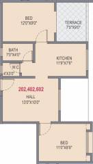 Saffron Gatha Aarambh (2BHK+2T (713 sq ft) 713 sq ft) Saffron Gatha Aarambh (2BHK+2T (713 sq ft) 713 sq ft)