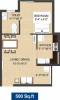Arun Excello Jalmika (1BHK+1T (500 sq ft) 500 sq ft)