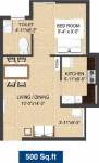 Arun Excello Jalmika (1BHK+1T (500 sq ft) 500 sq ft) Arun Excello Jalmika (1BHK+1T (500 sq ft) 500 sq ft)