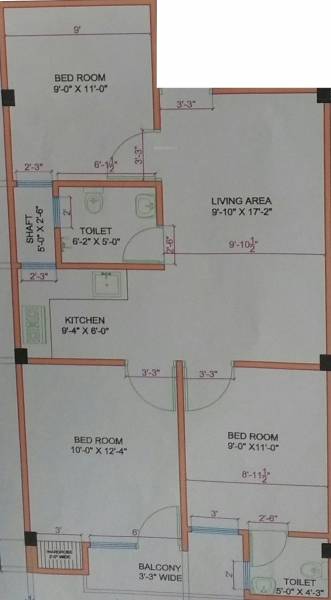 Mukesh Ashiyana (3BHK+3T (750 sq ft) 750 sq ft) Mukesh Ashiyana (3BHK+3T (750 sq ft) 750 sq ft)