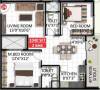 VR Gokulam (2BHK+2T (1,040 sq ft) 1040 sq ft)