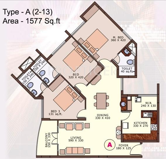 Skyline Melrose (3BHK+3T (1,577 sq ft) 1577 sq ft) Skyline Melrose (3BHK+3T (1,577 sq ft) 1577 sq ft)