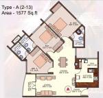 Skyline Melrose (3BHK+3T (1,577 sq ft) 1577 sq ft) Skyline Melrose (3BHK+3T (1,577 sq ft) 1577 sq ft)
