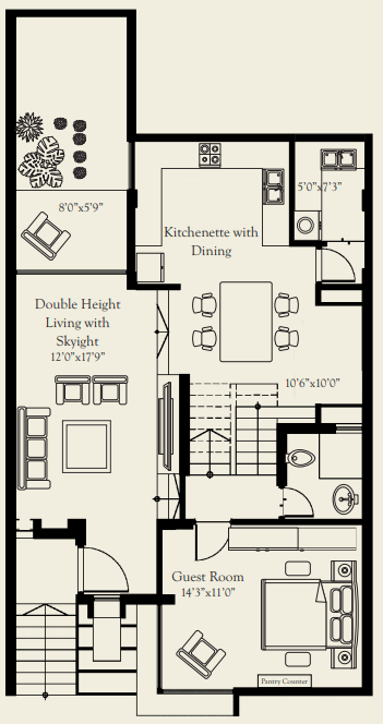 Upper Ground Floor Plan  santhrupthi phase 1 Floor Plan Upper Ground Floor Plan