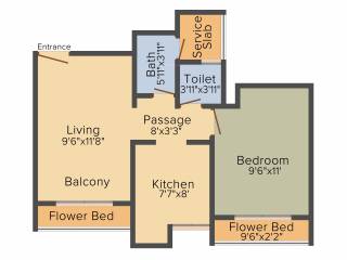 Al Mantasha Universe I Phase I (1BHK+1T (337. sq ft) 337 sq ft) Al Mantasha Universe I Phase I (1BHK+1T (337. sq ft) 337 sq ft)