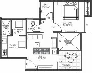 Moze Skyways Esfera 2 (1BHK+1T (422.05 sq ft) 422.05 sq ft) Moze Skyways Esfera 2 (1BHK+1T (422.05 sq ft) 422.05 sq ft)