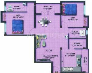 Chennai Royal Nests (2BHK+2T (1,106 sq ft) 1106 sq ft) Chennai Royal Nests (2BHK+2T (1,106 sq ft) 1106 sq ft)
