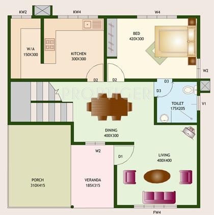 Sunpaul Green Meadows (3BHK+3T (1,650 sq ft) 1650 sq ft)