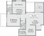 Vision Indrabhumi (2BHK+2T (509.56 sq ft) 509.56 sq ft)