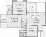 Vision Indrabhumi (2BHK+2T (513.87 sq ft) 513.87 sq ft)