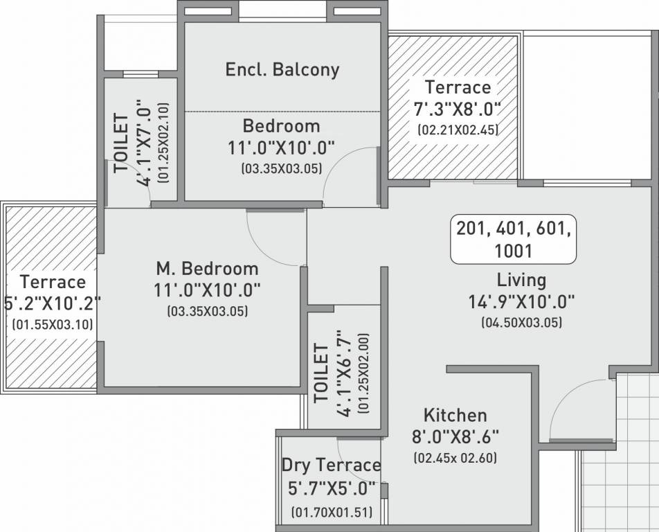 Vision Indrabhumi (2BHK+2T (513.87 sq ft) 513.87 sq ft) Vision Indrabhumi (2BHK+2T (513.87 sq ft) 513.87 sq ft)
