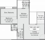 Vision Indrabhumi (1BHK+1T (347.57 sq ft) 347.57 sq ft)