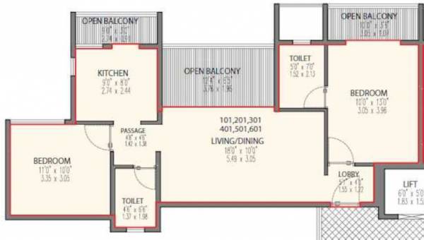  45-paramount Floor Plan Floor Plan