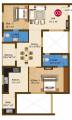 Sree Daksha Darza (2BHK+2T (1,246 sq ft) 1246 sq ft) Sree Daksha Darza (2BHK+2T (1,246 sq ft) 1246 sq ft)