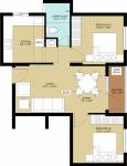 TVS Emerald Flourish Apartment (2BHK+2T (826 sq ft) 826 sq ft) TVS Emerald Flourish Apartment (2BHK+2T (826 sq ft) 826 sq ft)