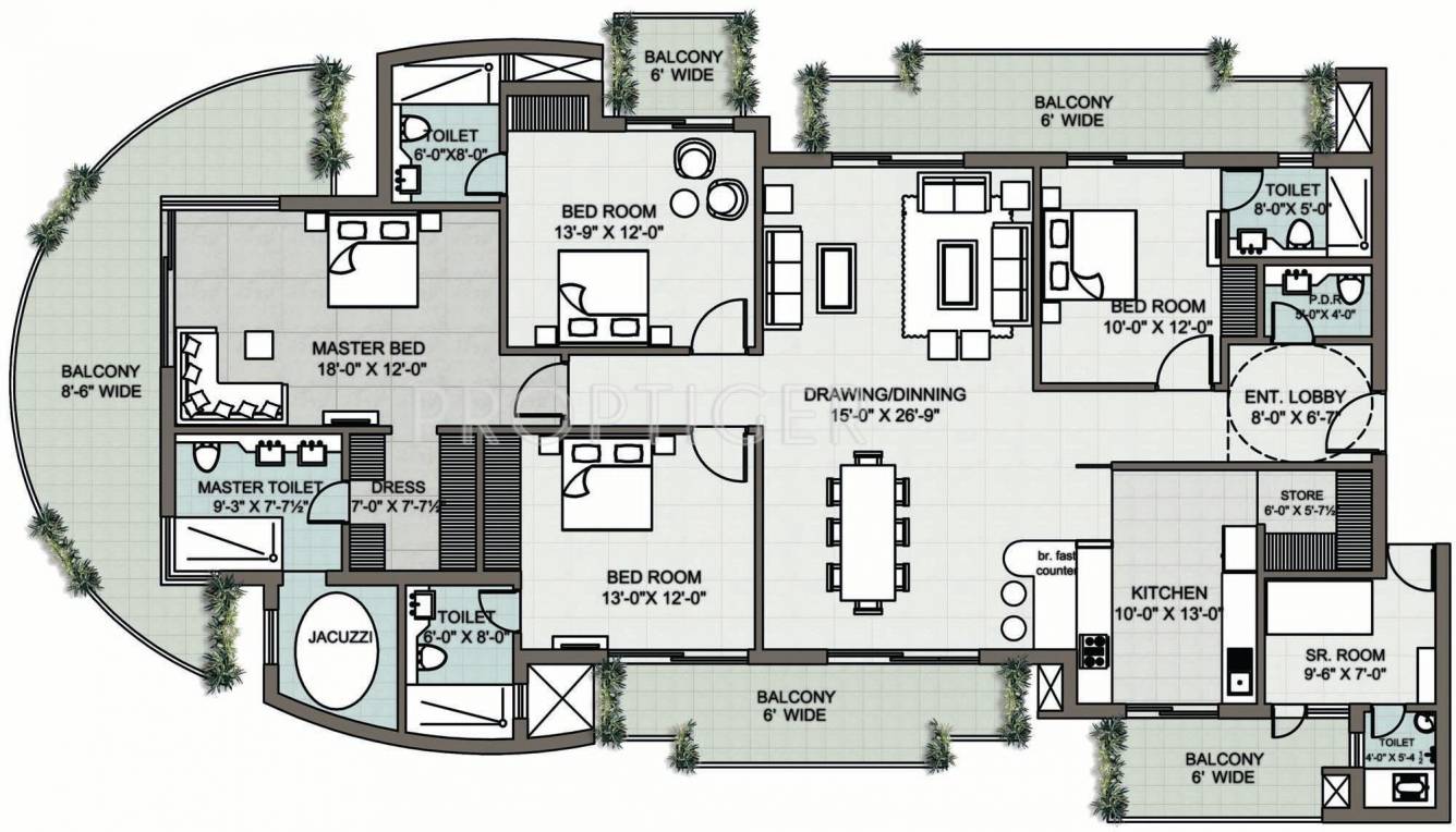 Supertech Araville (4BHK+6T (3,620 sq ft) + Servant Room 3620 sq ft) Supertech Araville (4BHK+6T (3,620 sq ft) + Servant Room 3620 sq ft)
