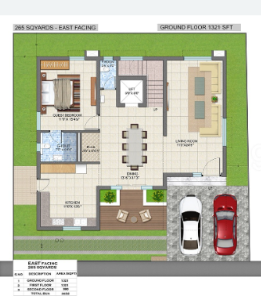  woods Floor Plan Ground Floor Plan