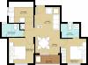 TVS Emerald Flourish Apartment (2BHK+2T (780 sq ft) 780 sq ft)