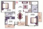 Divya Capsicon Enclave (2BHK+2T (1,031 sq ft) 1031 sq ft)