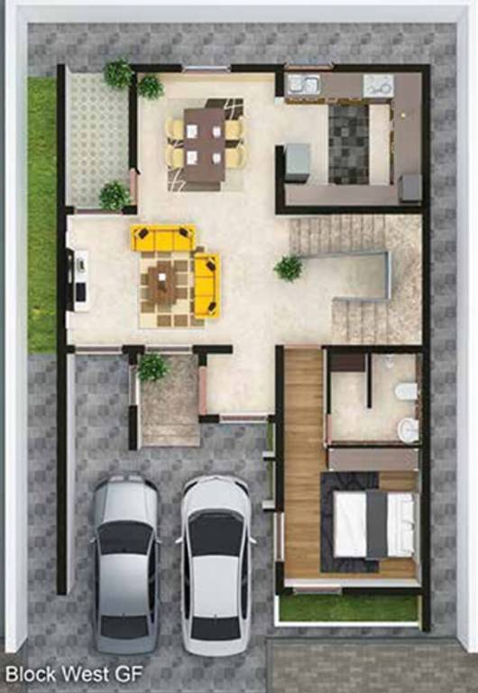 atti villas Floor Plan Ground Floor Plan