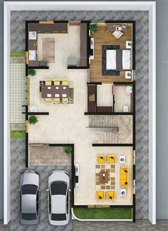 atti villas Floor Plan Ground Floor Plan