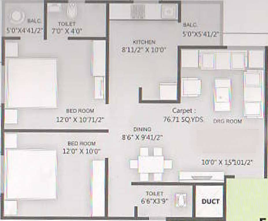 Shyam Hill (2BHK+2T (690 sq ft) 690 sq ft) Shyam Hill (2BHK+2T (690 sq ft) 690 sq ft)