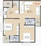 Shiv Pratham Luxuria (2BHK+2T (570.06 sq ft) 570.06 sq ft)
